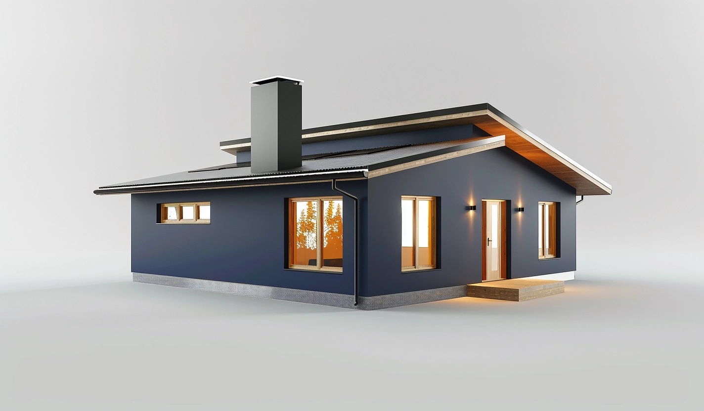 Rendering of modular home