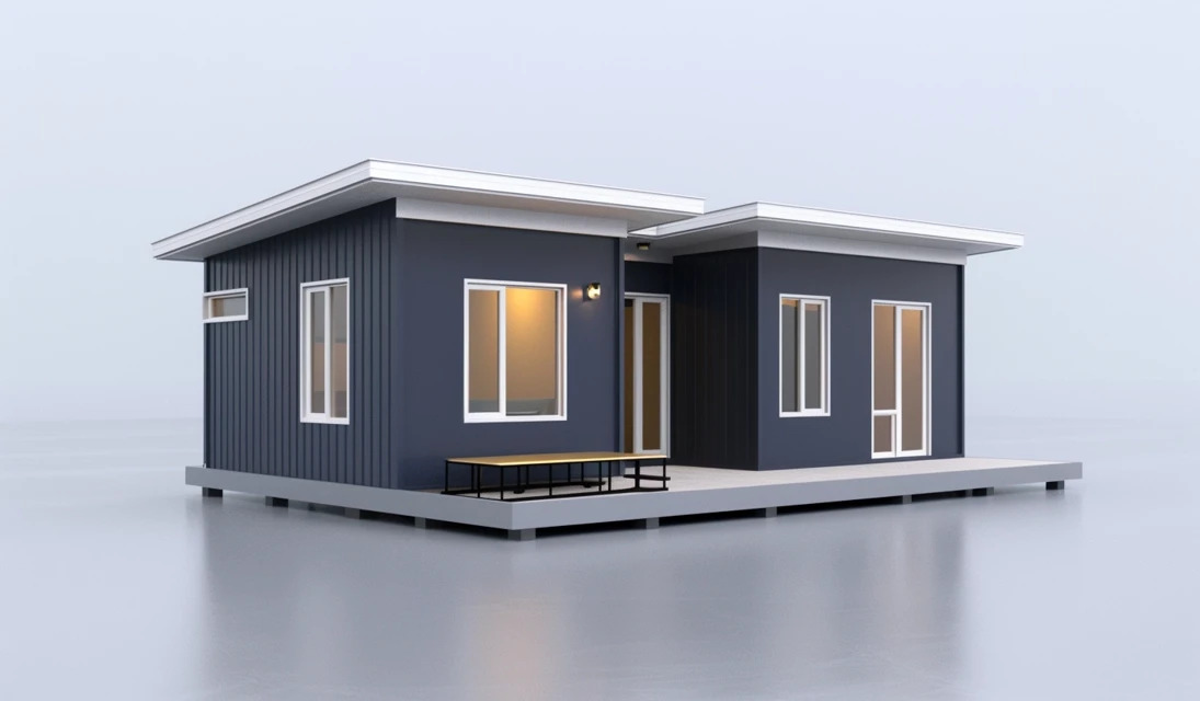 Rendering of 600 sqft modular home