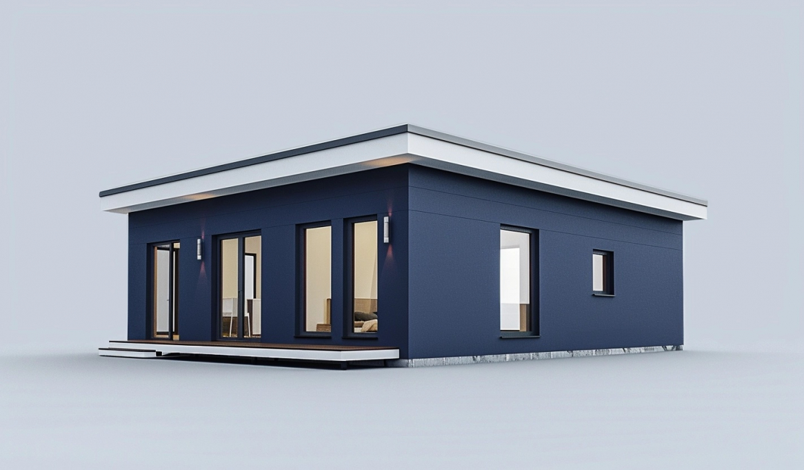 Rendering of 800 sqft modular home