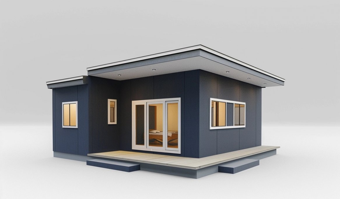 Rendering of 400 sqft modular home